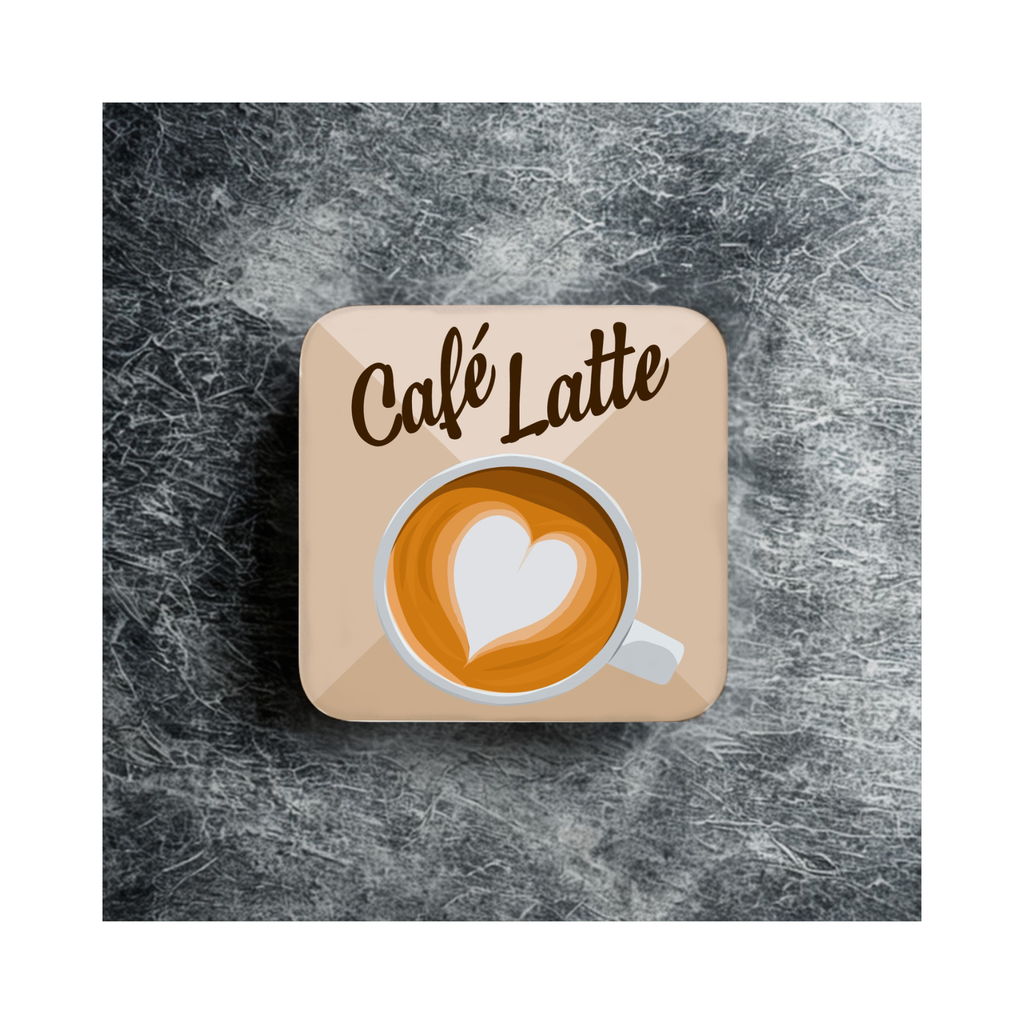 Barista Style Coffee Coasters – Latte Art Coaster Set for Coffee Fans