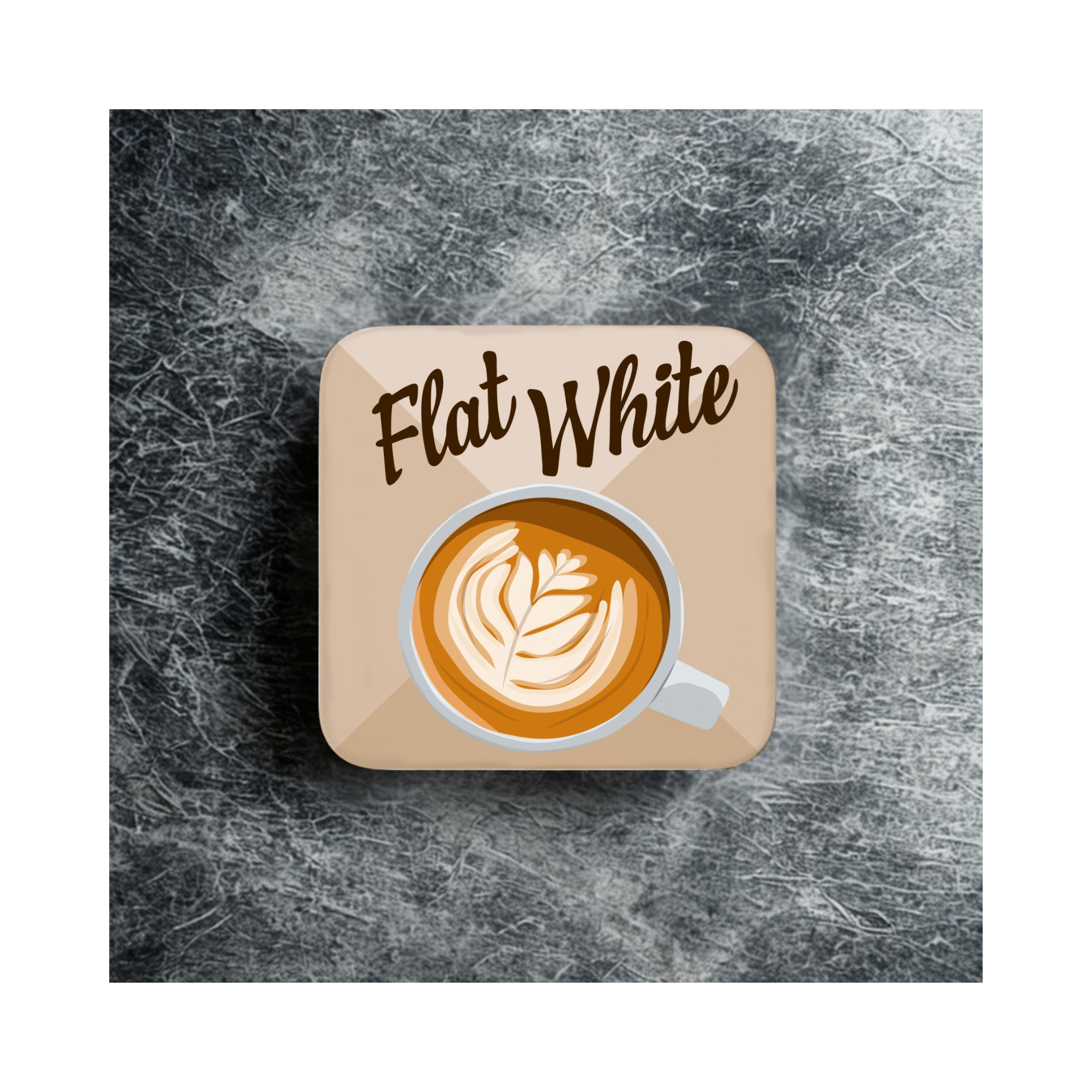 Barista Style Coffee Coasters – Latte Art Coaster Set for Coffee Fans