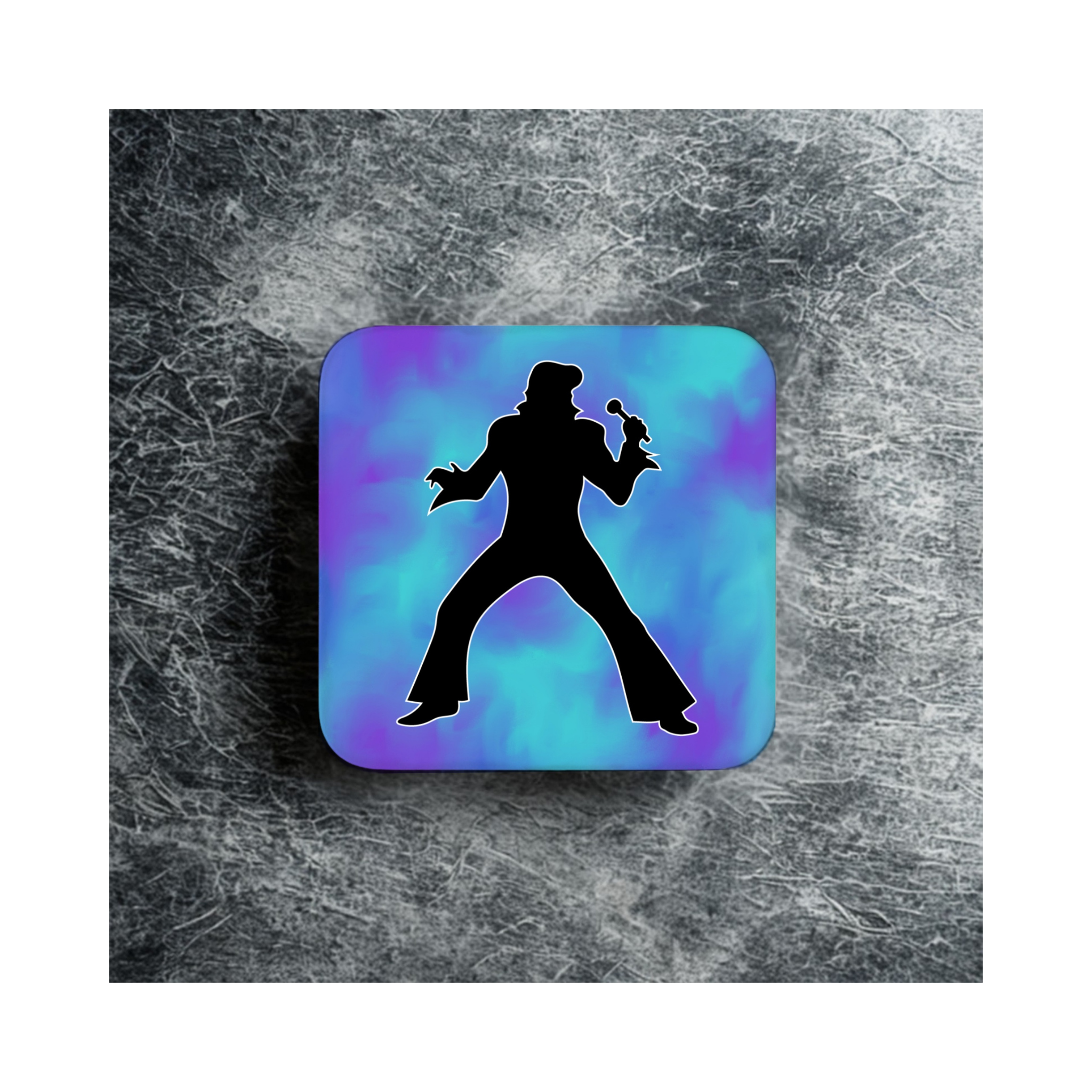 Funky Retro Coasters – 1970s Disco Silhouette Drink Coaster Pack