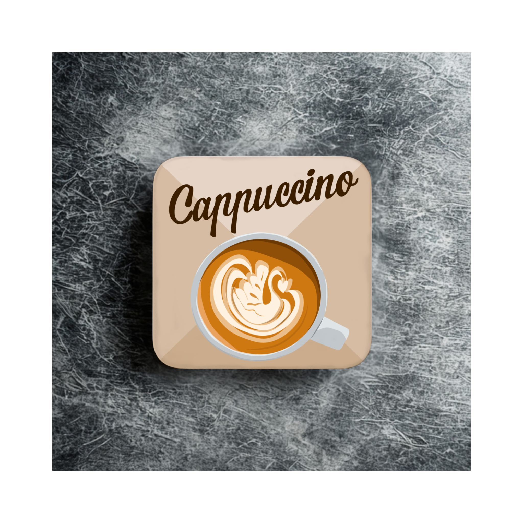 Barista Style Coffee Coasters – Latte Art Coaster Set for Coffee Fans