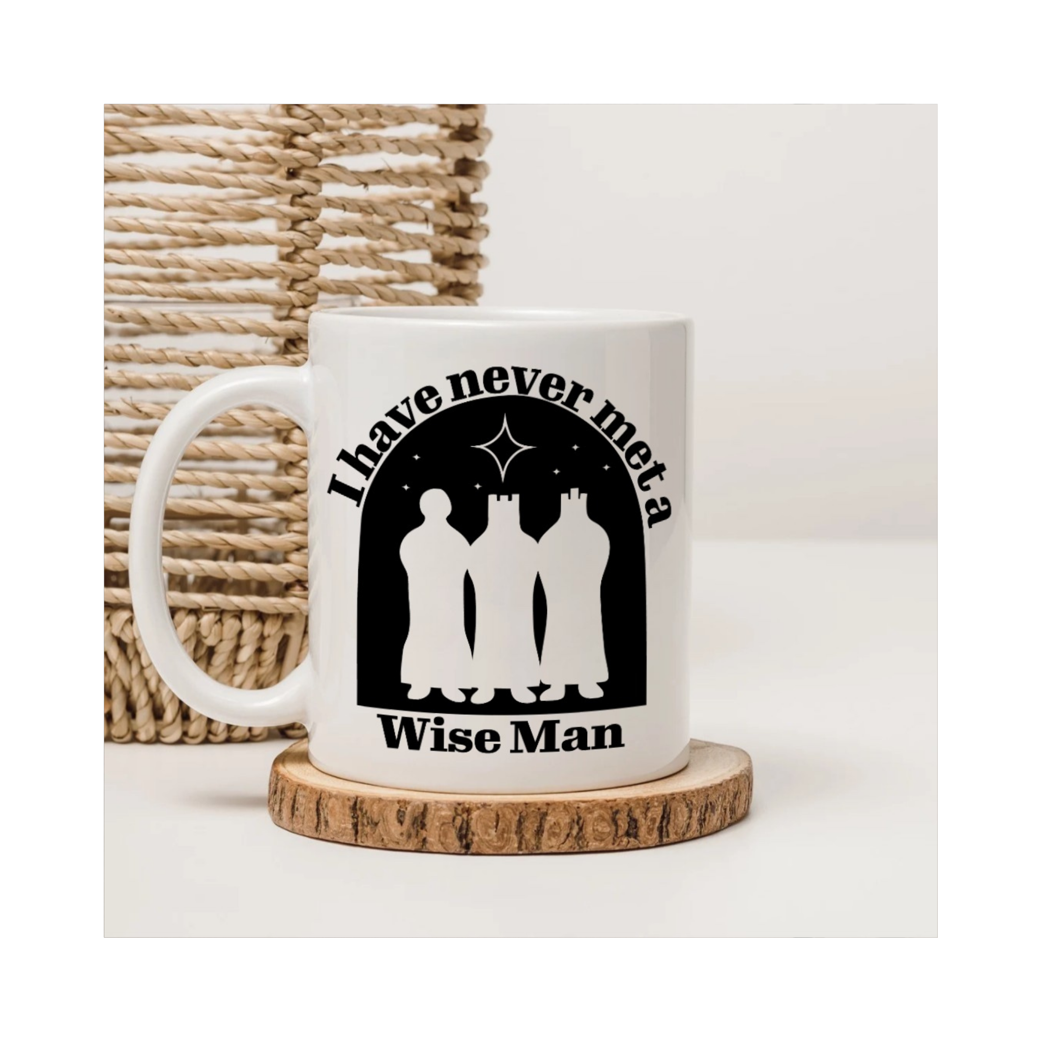 Three Wise Men Joke Mug – Sarcastic Christmas Coffee Cup