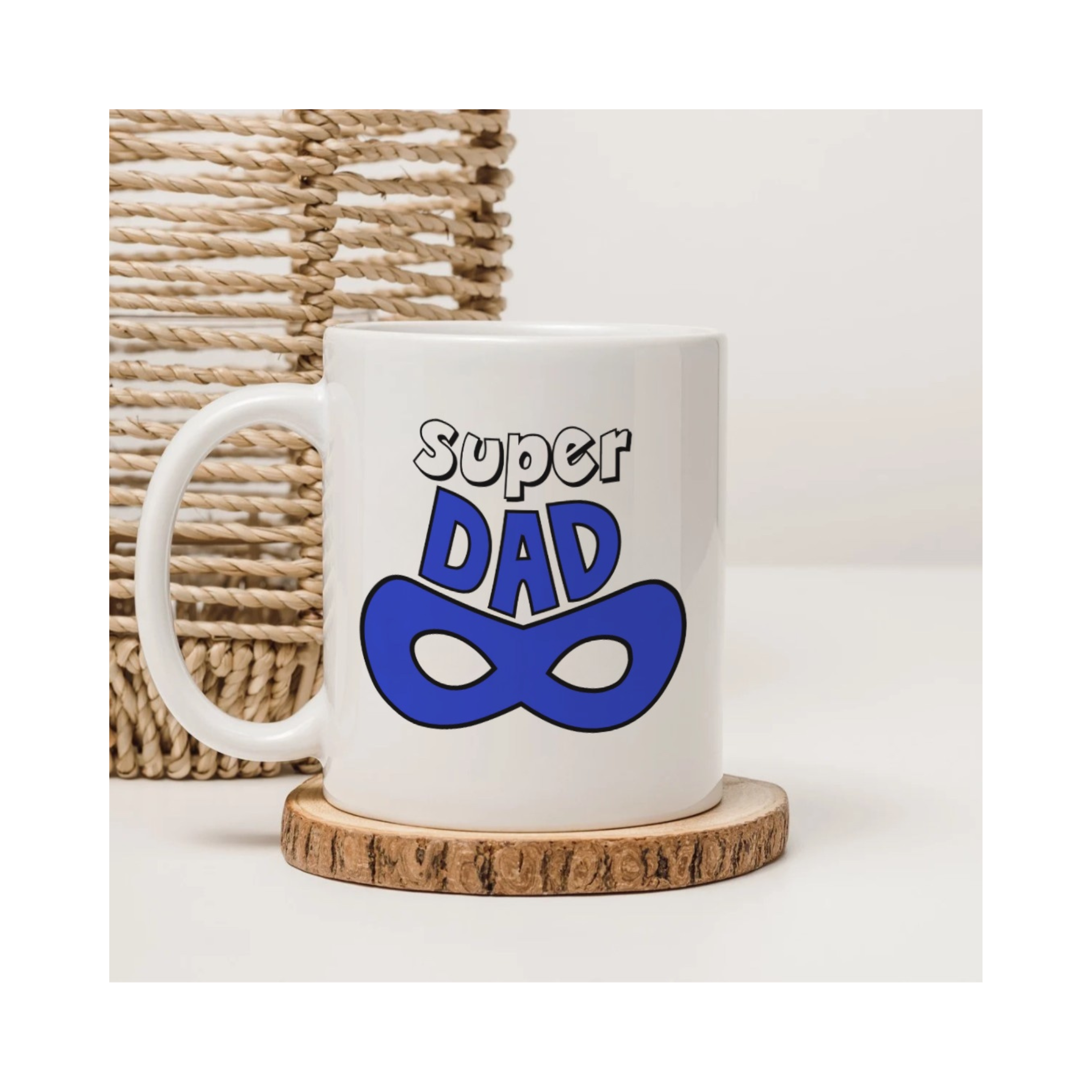 Super Dad Mug – Father’s Day Superhero Coffee Cup Gift