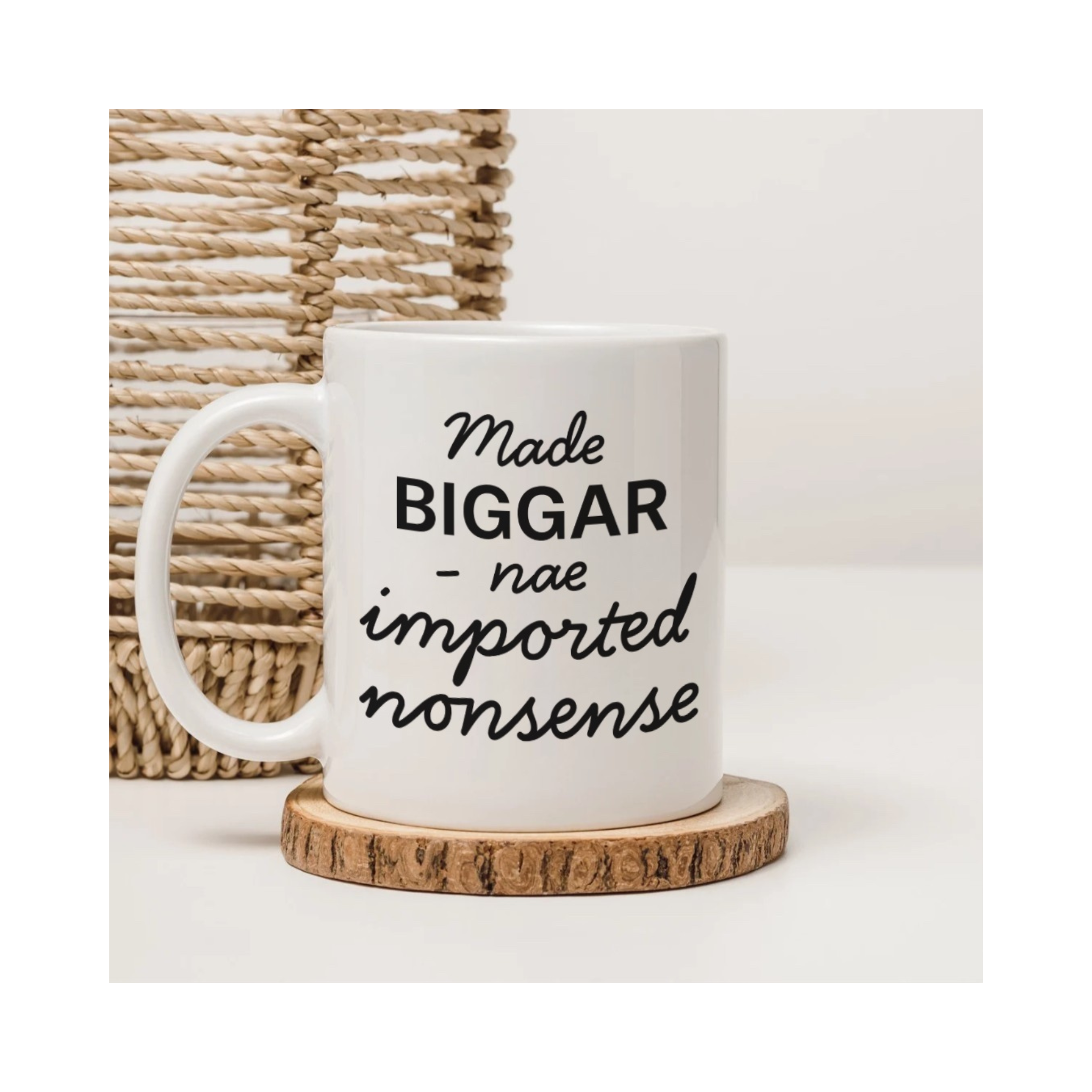 "Made in Biggar" Mug – Scottish Local Gift Funny Coffee Mug